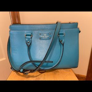 Used Teal Kate Spade Handbag